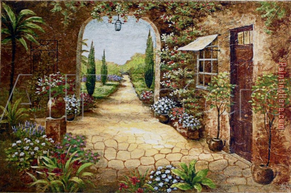 Secret Garden Ia painting - Vivian Flasch Secret Garden Ia art painting